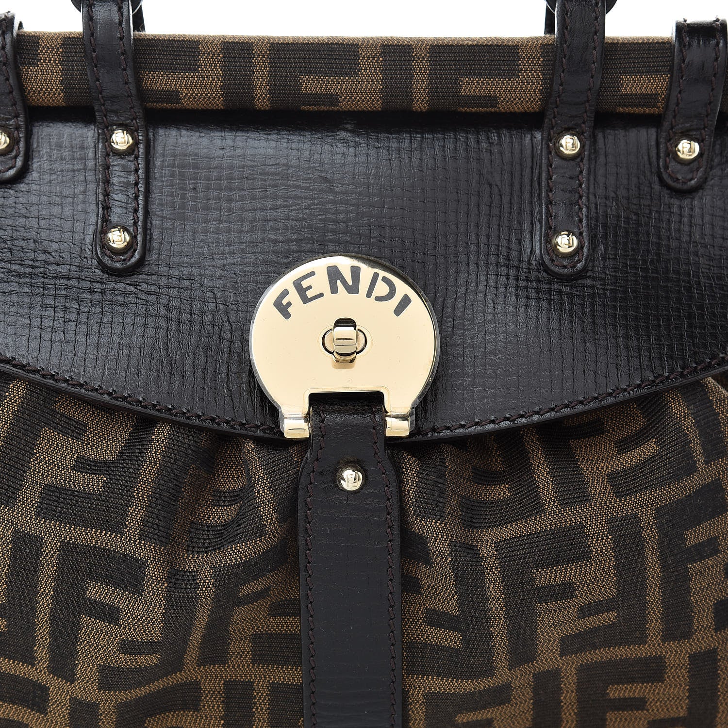 Fendi Zucca Small Magic Bag Tobacco 7 of 10