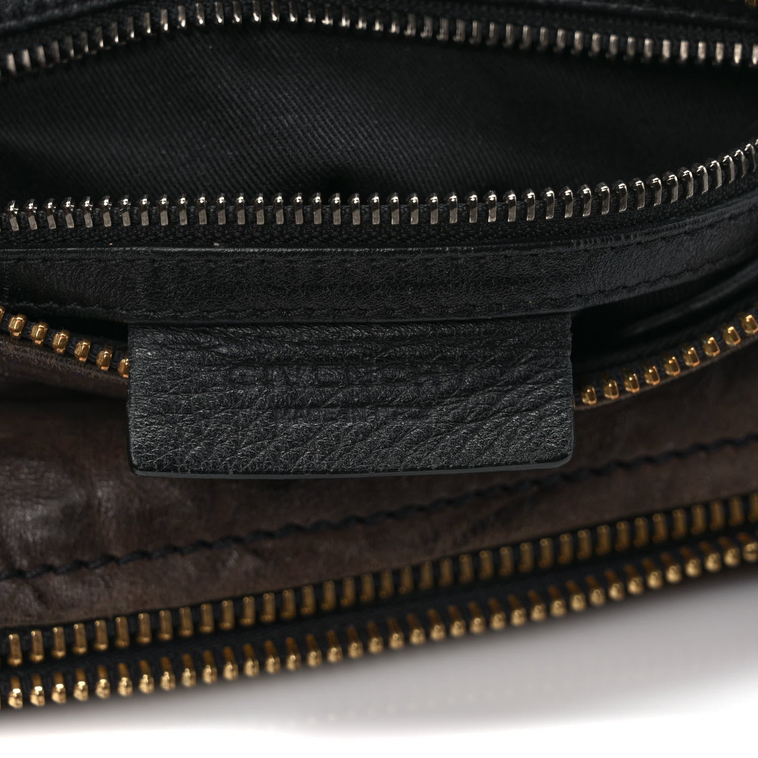Givenchy Tumbled Sheepskin Small Pandora Charcoal 6 of 11