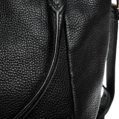 Prada Deerskin Shoulder Bag Black 14 of 15