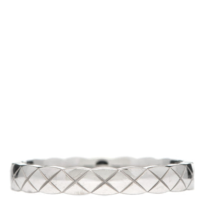 Chanel 18K White Gold Mini Coco Crush Ring 59 8.75 3 of 5