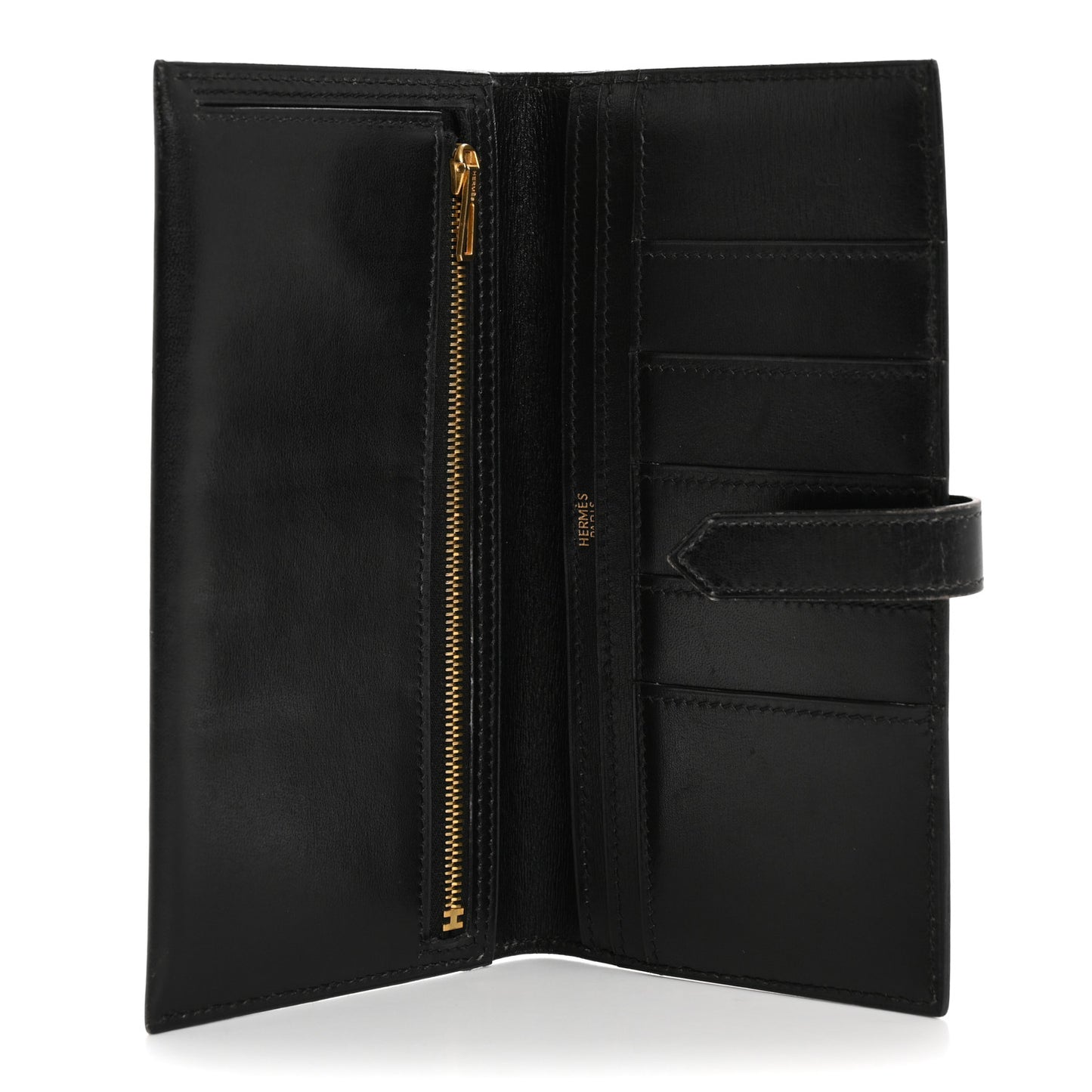 Box Bearn Gusset Wallet Black