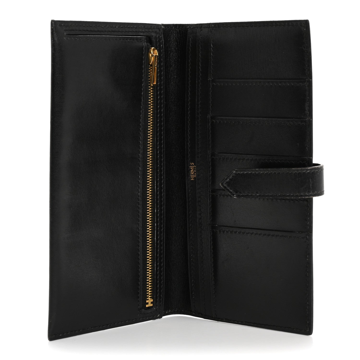 Hermes Box Bearn Gusset Wallet Black 5 of 13