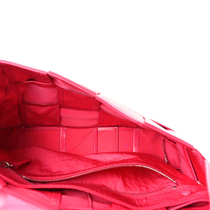 Bottega Veneta Paper Calfskin Maxi Intreccio Cassette Crossbody Bag Lollipop 5 of 9