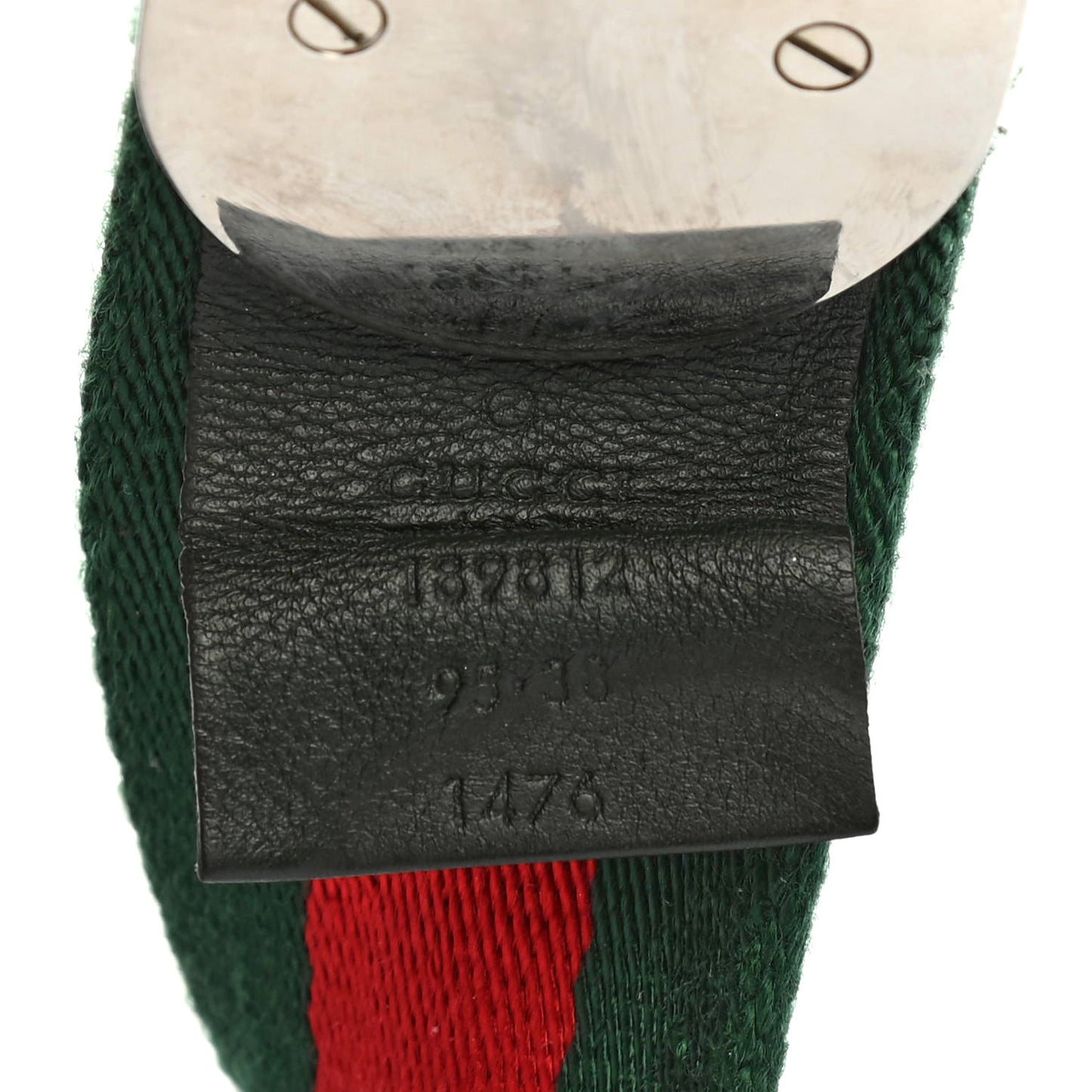 Nylon Buckle Web Belt 95 38 Red Green