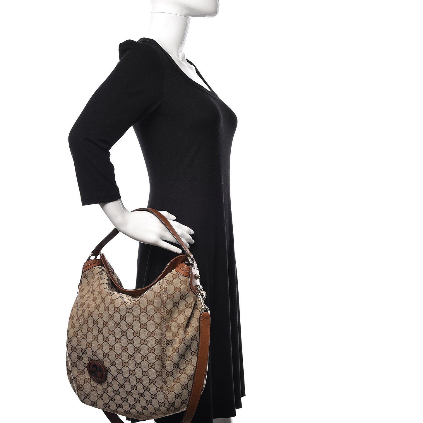 Monogram Medium Brick Lane Hobo Brown