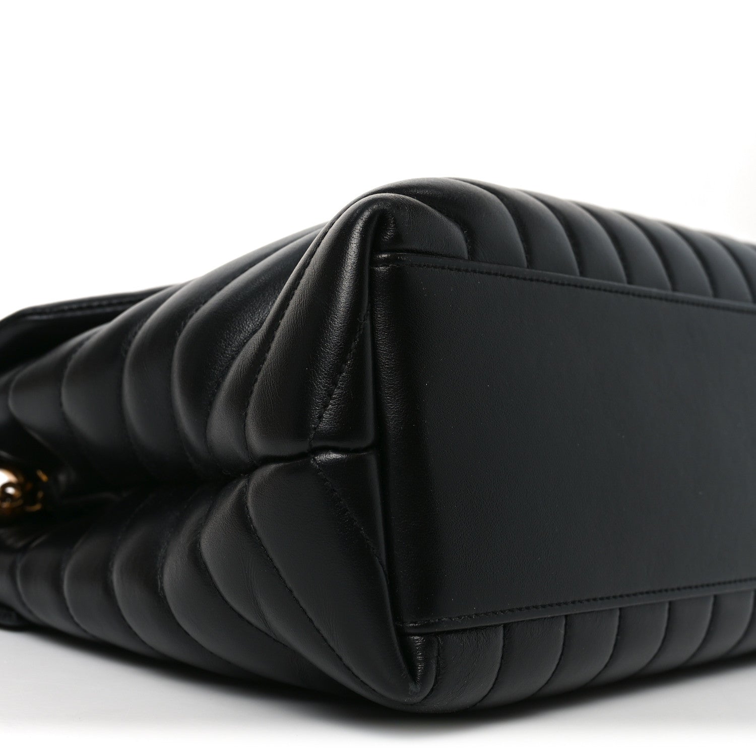 Saint Laurent Calfskin Y Quilted Monogram Medium Loulou Chain Satchel Black 9 of 10