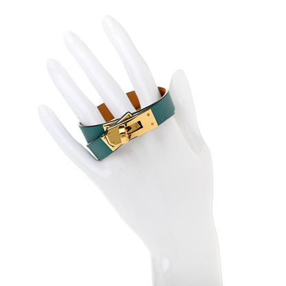 Hermes Swift Kelly Double Tour Bracelet S Malachite 2 of 6