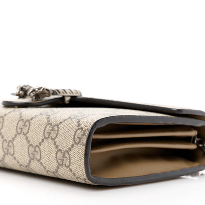 Gucci GG Supreme Monogram Mini Dionysus Chain Wallet Beige Taupe 10 of 10