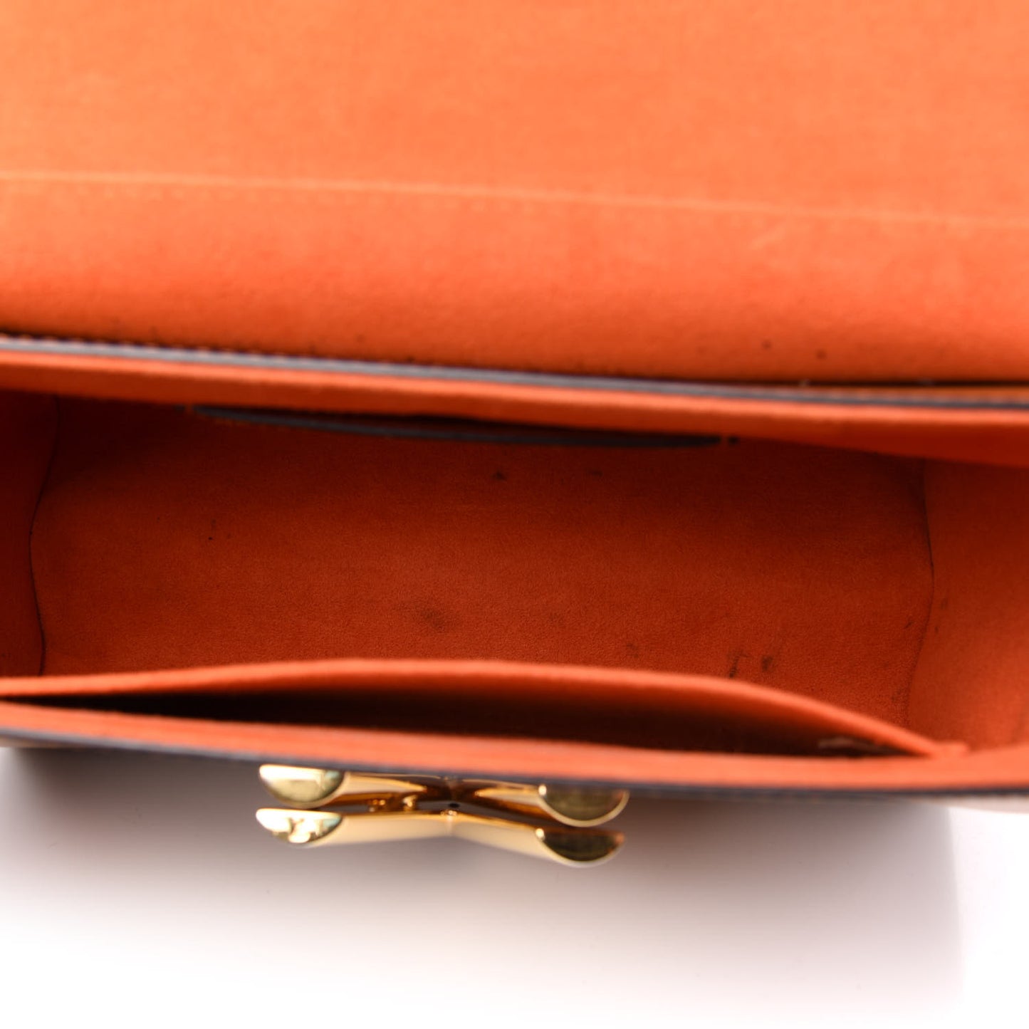 Calfskin Catogram Twist Shoulder Bag MM Marron