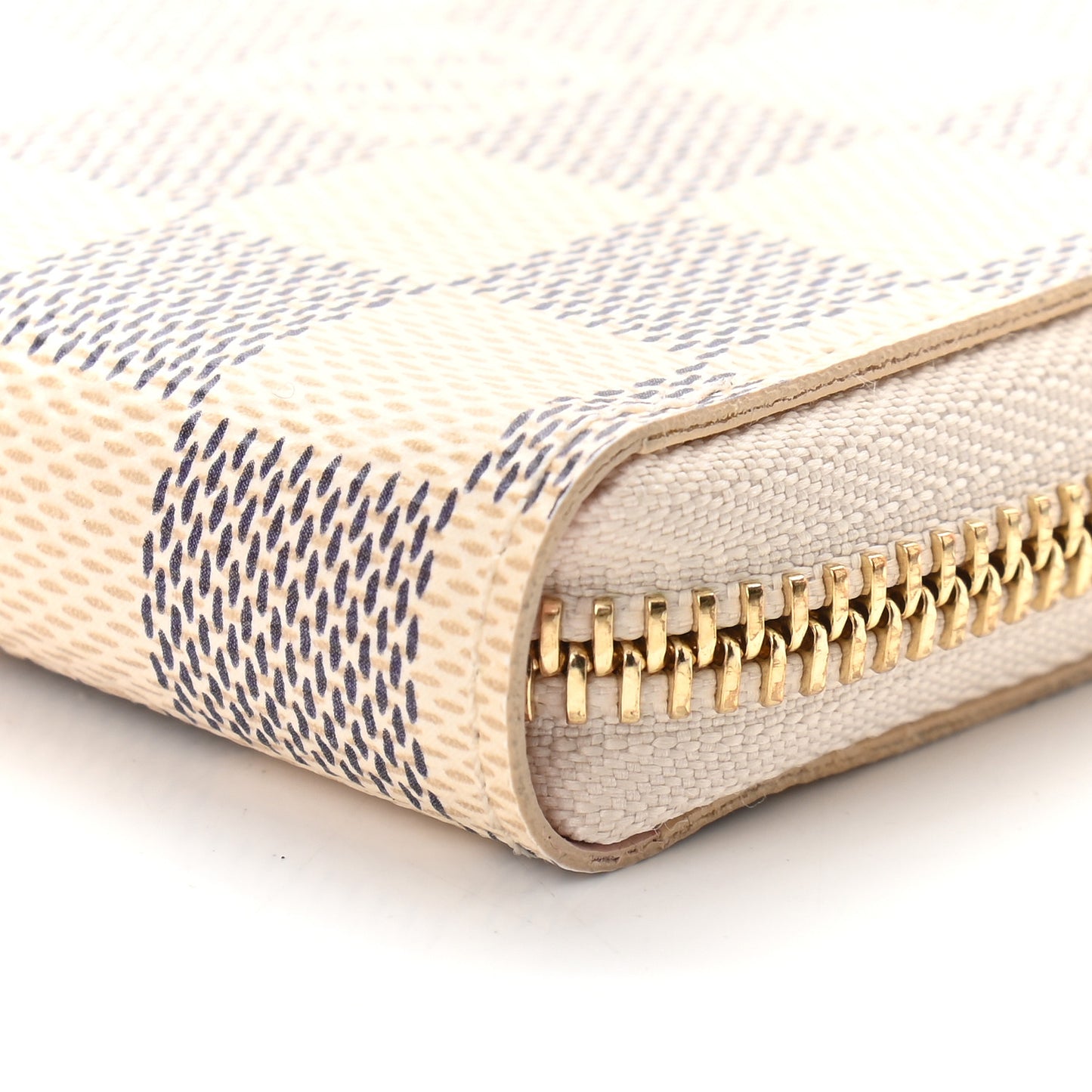 Damier Azur Clemence Wallet Rose Ballerine
