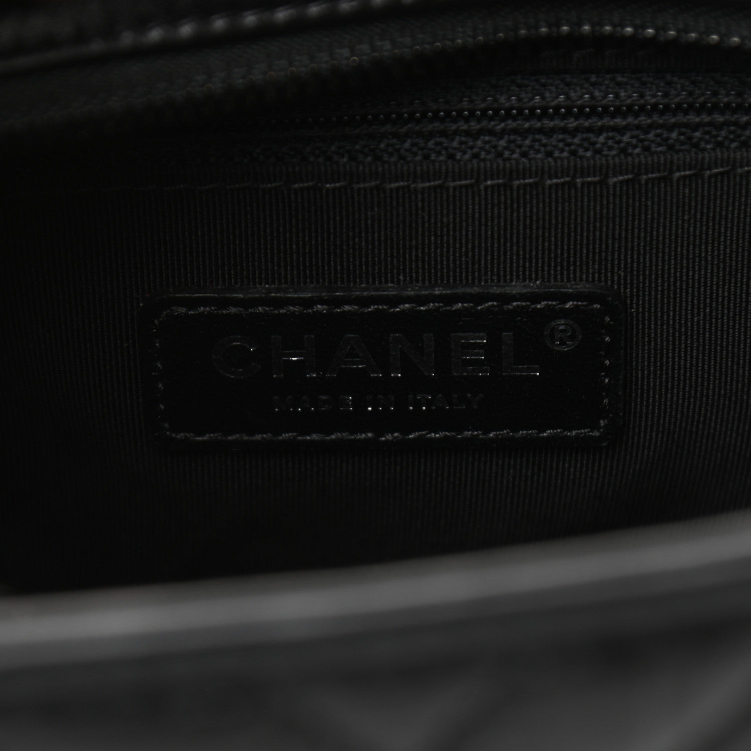 Chanel Aged Calfskin Chevron Quilted Small Gabrielle Hobo So Black 6 of 9