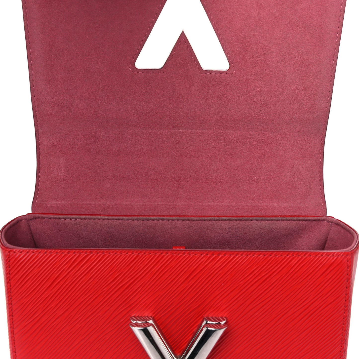 Epi Twist Shoulder Bag MM Coquelicot
