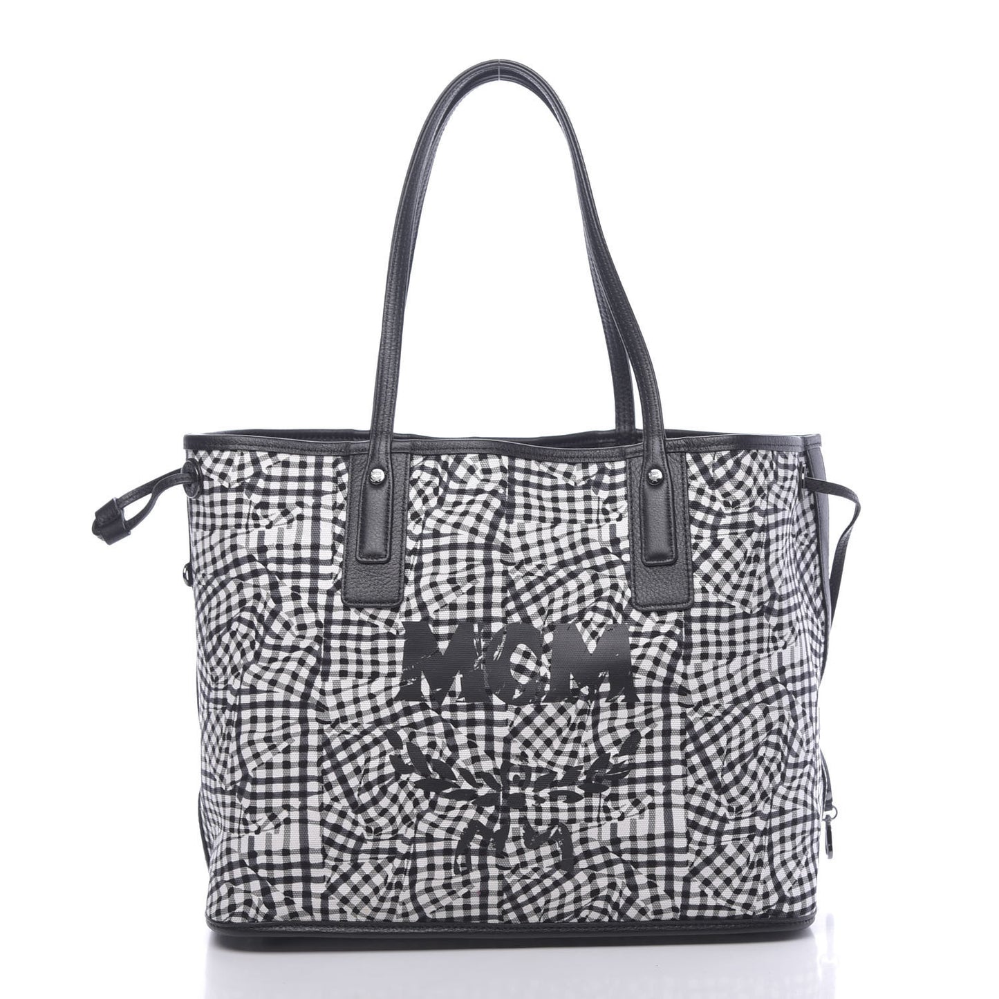 Visetos Medium Liz Reversible Shopper Tote Black