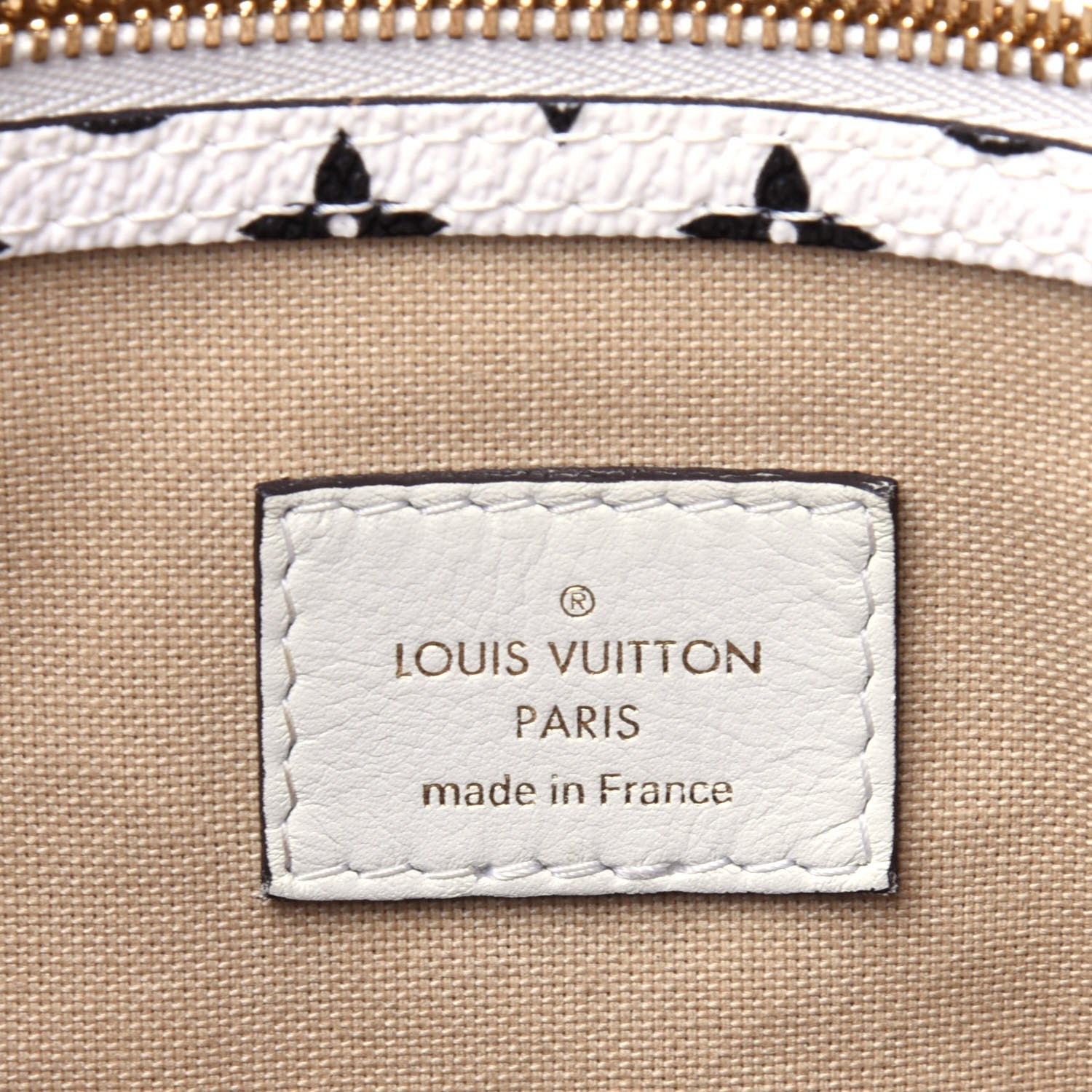 Louis Vuitton Monogram Giant Speedy Bandouliere 30 Kaki Beige 7 of 14