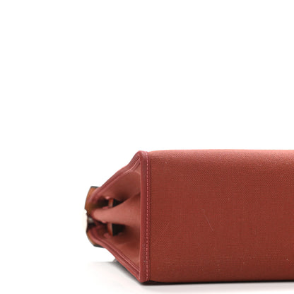 Hermes Military Toile Vache Hunter Herbag Zip PM 31 Rouge H Cuivre 10 of 11