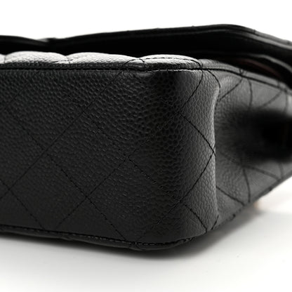 Chanel Caviar Quilted Medium Double Flap Black 9 of 12