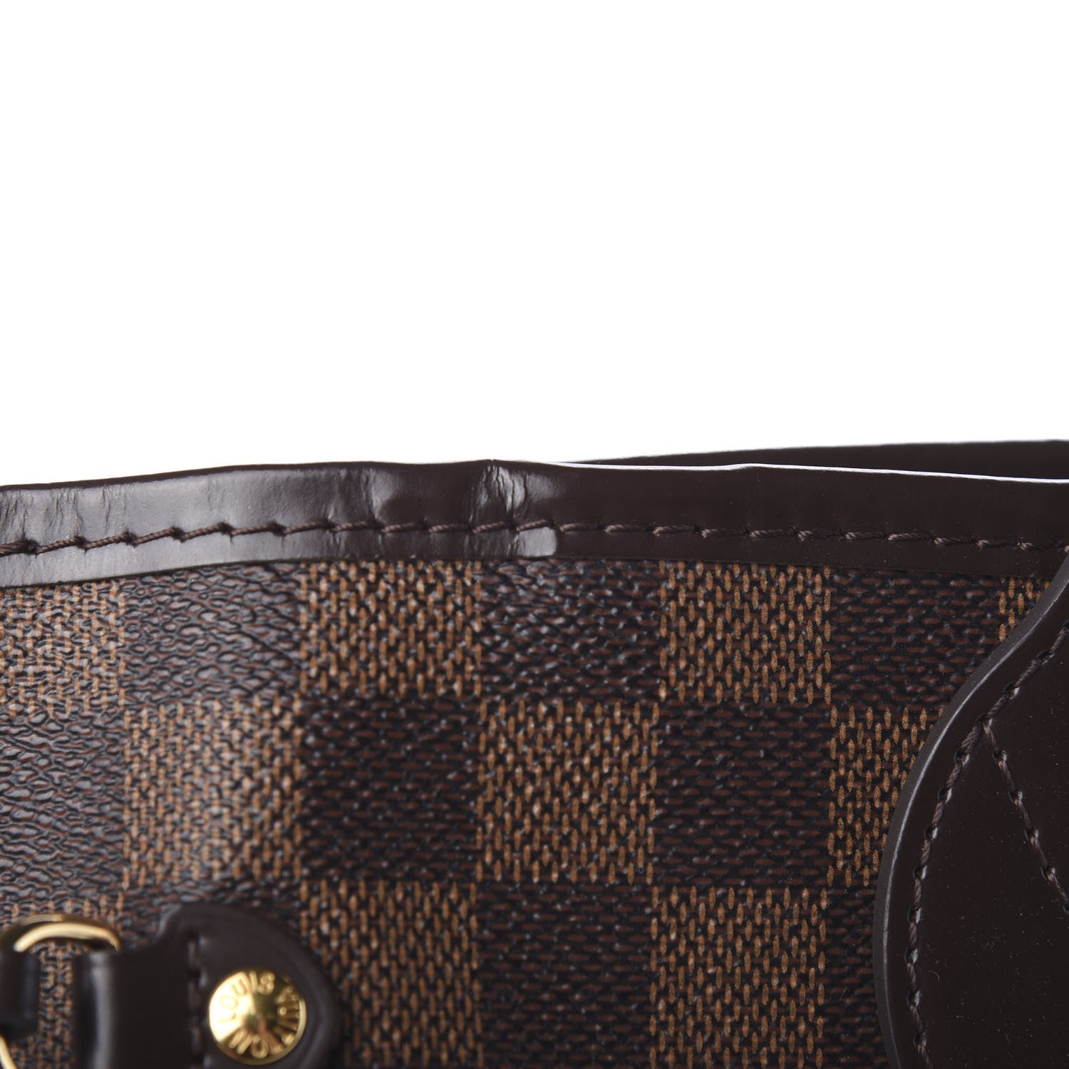Louis Vuitton Damier Ebene Neo Neverfull MM Rose Ballerine 8 of 17