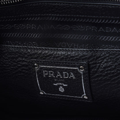 Prada Vitello Phenix Shopping Tote Black 7 of 12