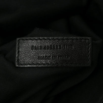 Saint Laurent Crinkled Calfskin Matelasse Monogram Large Niki Chain Satchel Storm 7 of 11