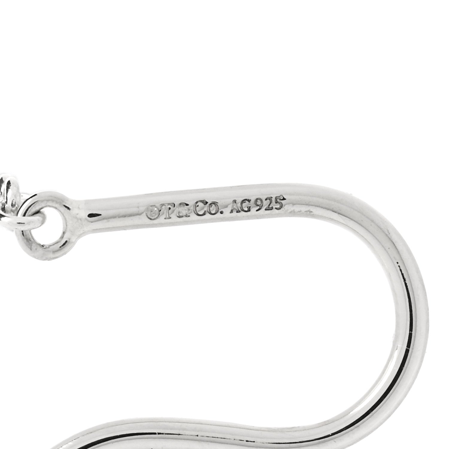 Tiffany Sterling Silver 10mm HardWear Ball Drop Earrings 4 of 4