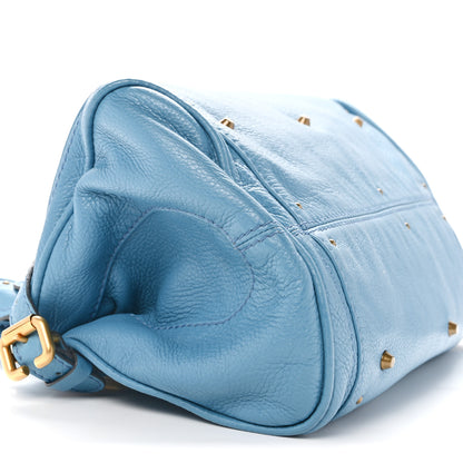 Chloe Calfskin Medium Paddington Satchel Light Blue 9 of 12