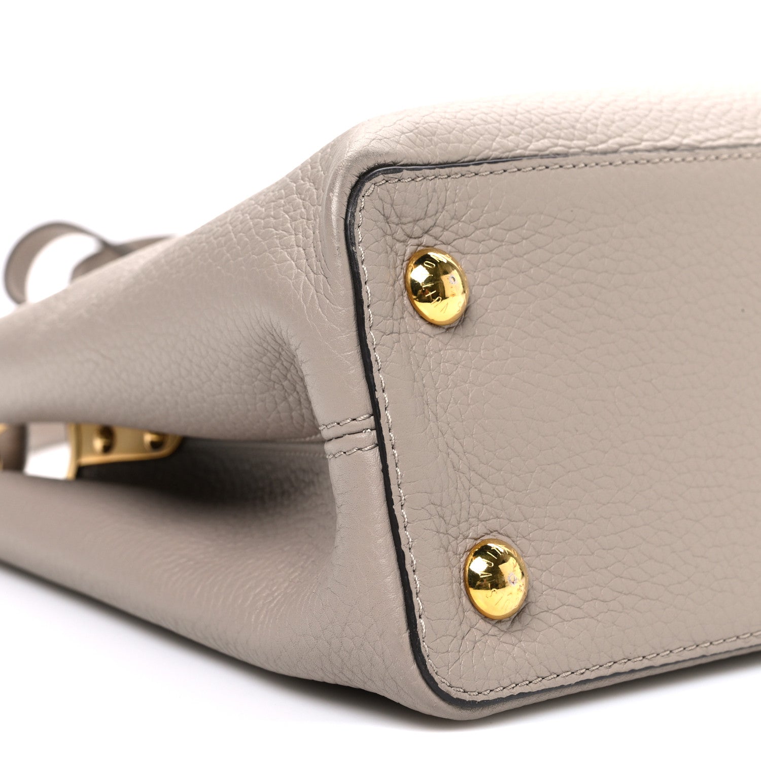 Louis Vuitton Taurillon Capucines PM Galet 8 of 9
