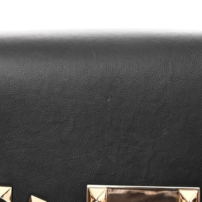 Valentino Garavani Vitello Medium Rockstud Flip Lock Crossbody Bag Black 11 of 12