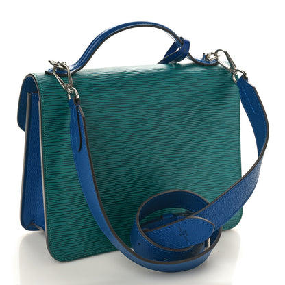 Louis Vuitton Epi Neo Monceau Emerald Green Indigo 2 of 9
