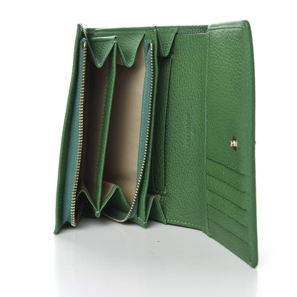 Mulberry Small Classic Grain Tree French Purse Wallet Green 6 of 9