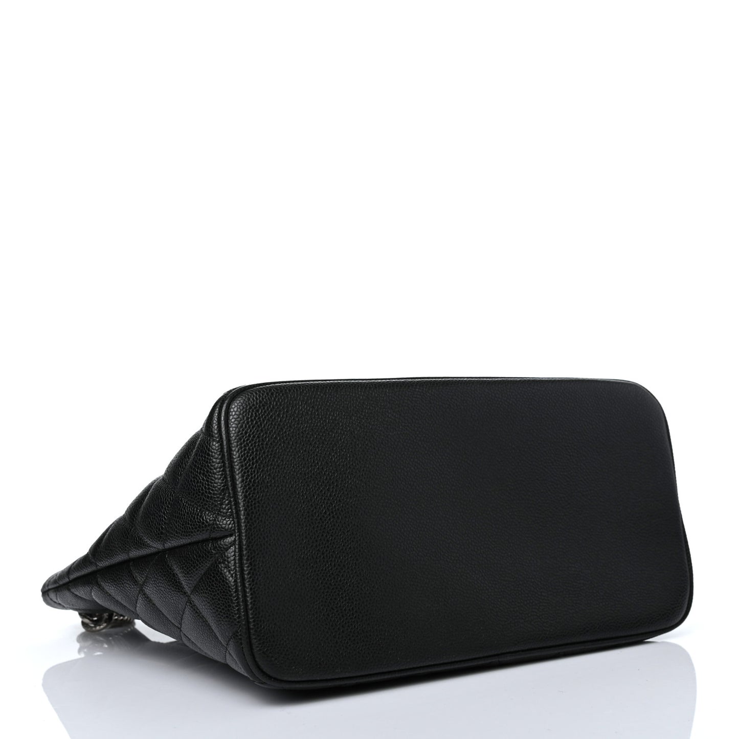 Caviar Quilted Medallion Tote Black