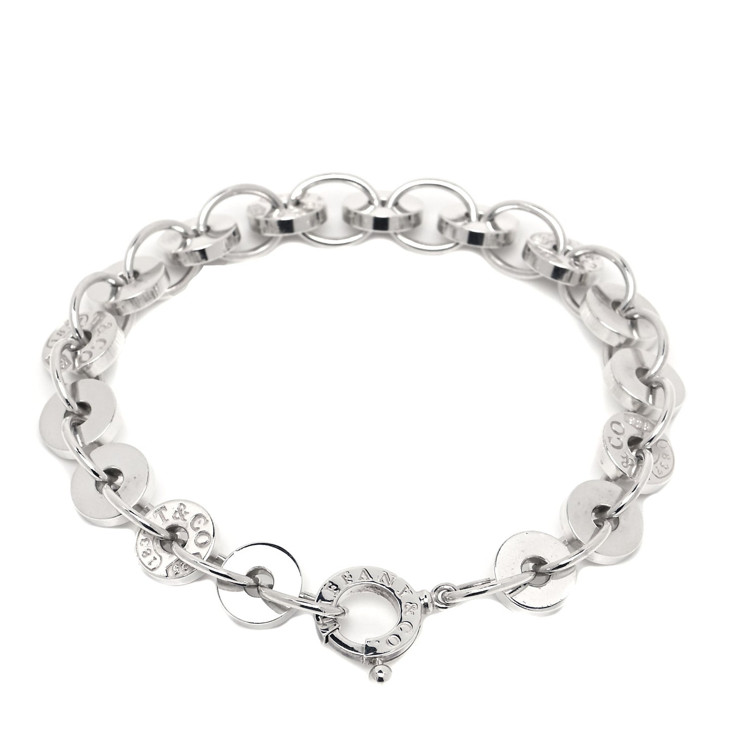 Sterling Silver 1837 Circle Bracelet