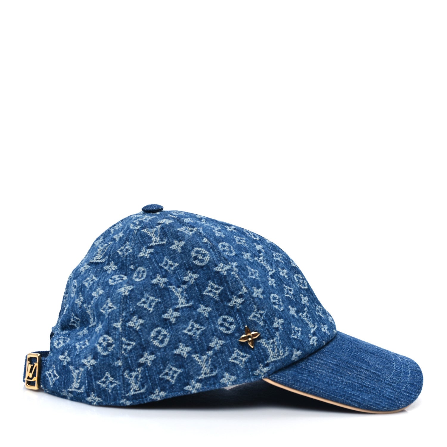 Louis Vuitton Monogram Denim LV Remix Cap L Blue 6 of 8