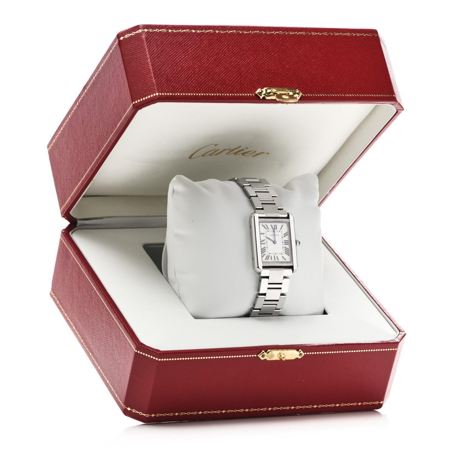 Cartier Stainless Steel 24mm Tank Solo Quartz Watch 7 of 7