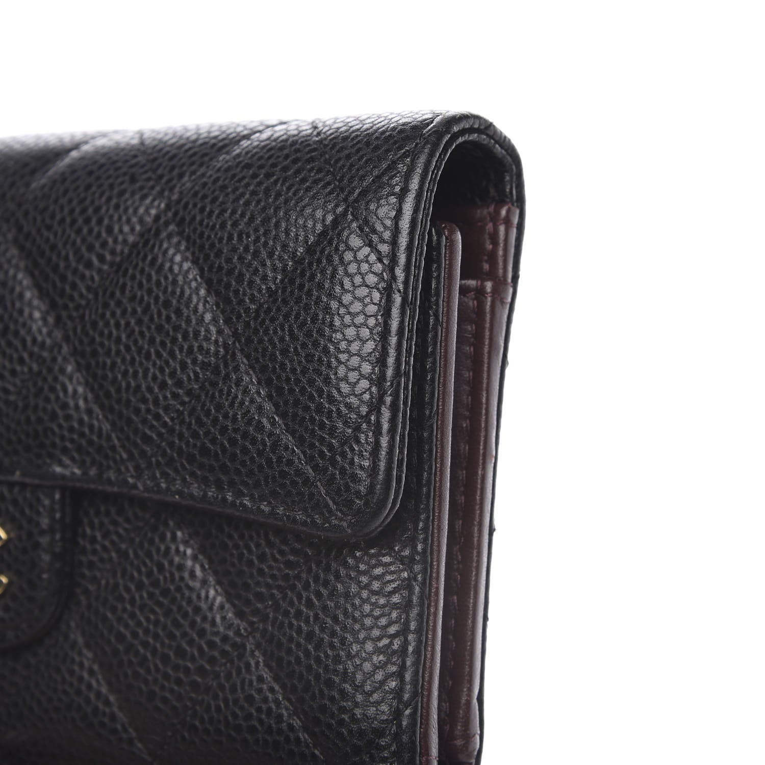 Chanel Caviar Quilted Medium Flap Wallet Black 11 of 13