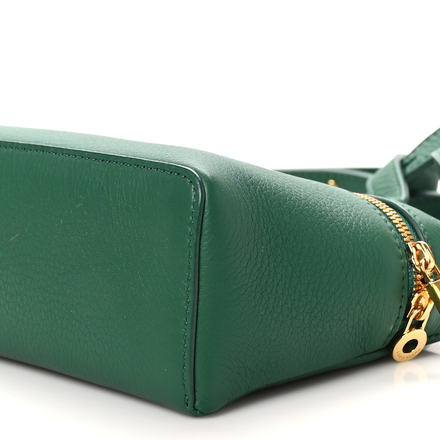 Loro Piana Grained Calfskin L19 Extra Pocket Pouch Forest Leaves 9 of 9