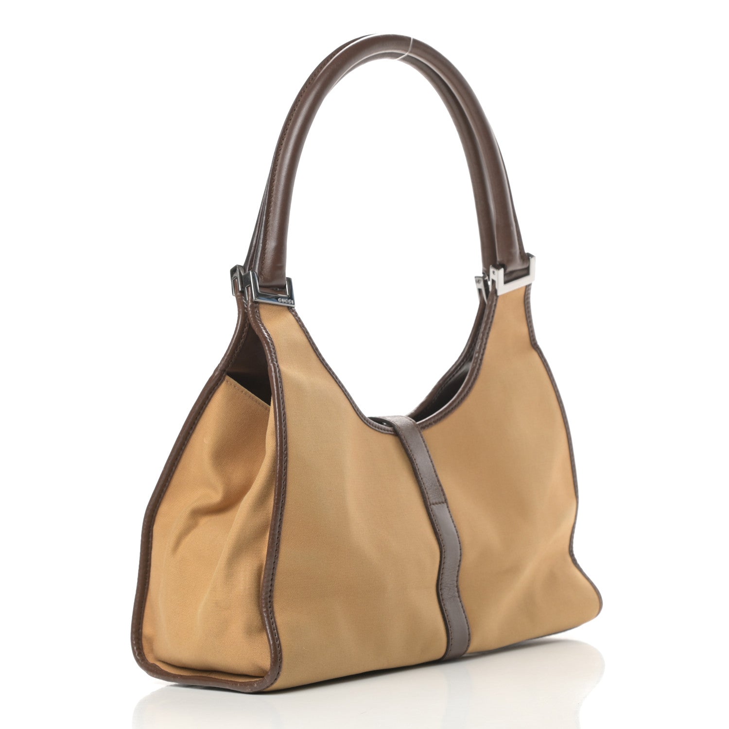 Gucci Canvas Web Small Jackie O Hobo Brown 3 of 20