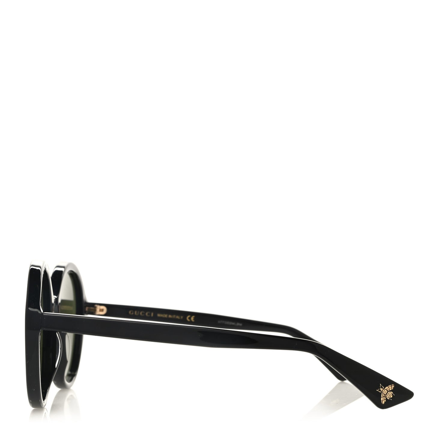 Acetate Round Sunglasses GG0023S Black