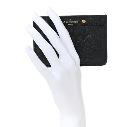 Louis Vuitton Empreinte Card Holder Black 2 of 8