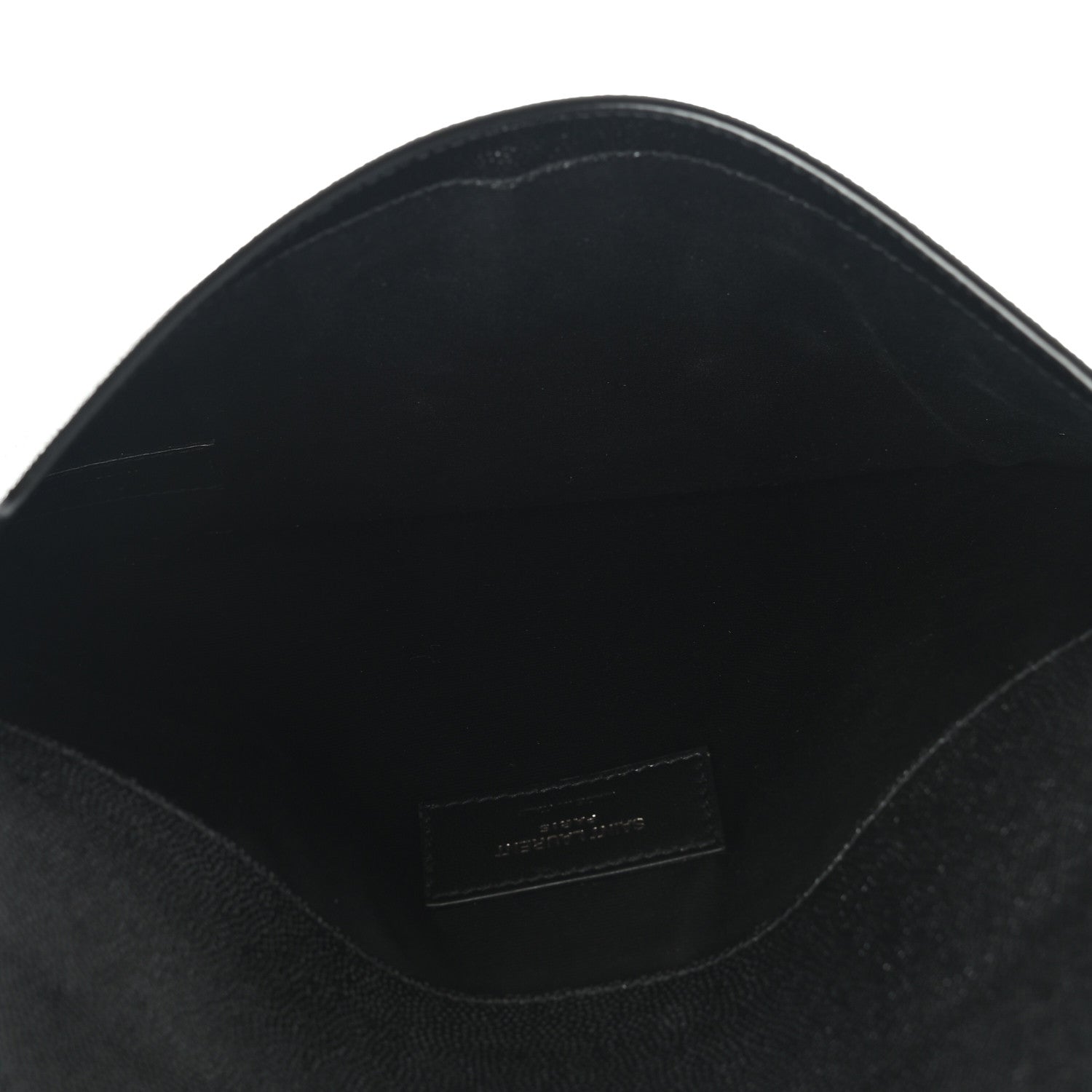 Saint Laurent Grain De Poudre Uptown Pouch Black 5 of 8
