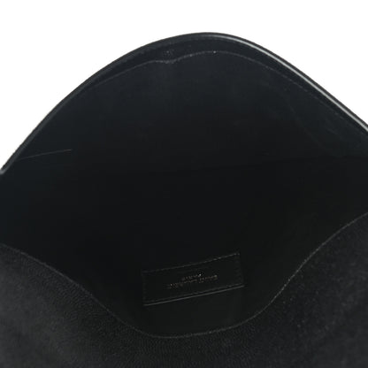 Saint Laurent Grain De Poudre Uptown Pouch Black 5 of 8