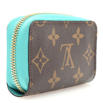 Louis Vuitton Monogram Zippy Multicartes Turquoise 3 of 6
