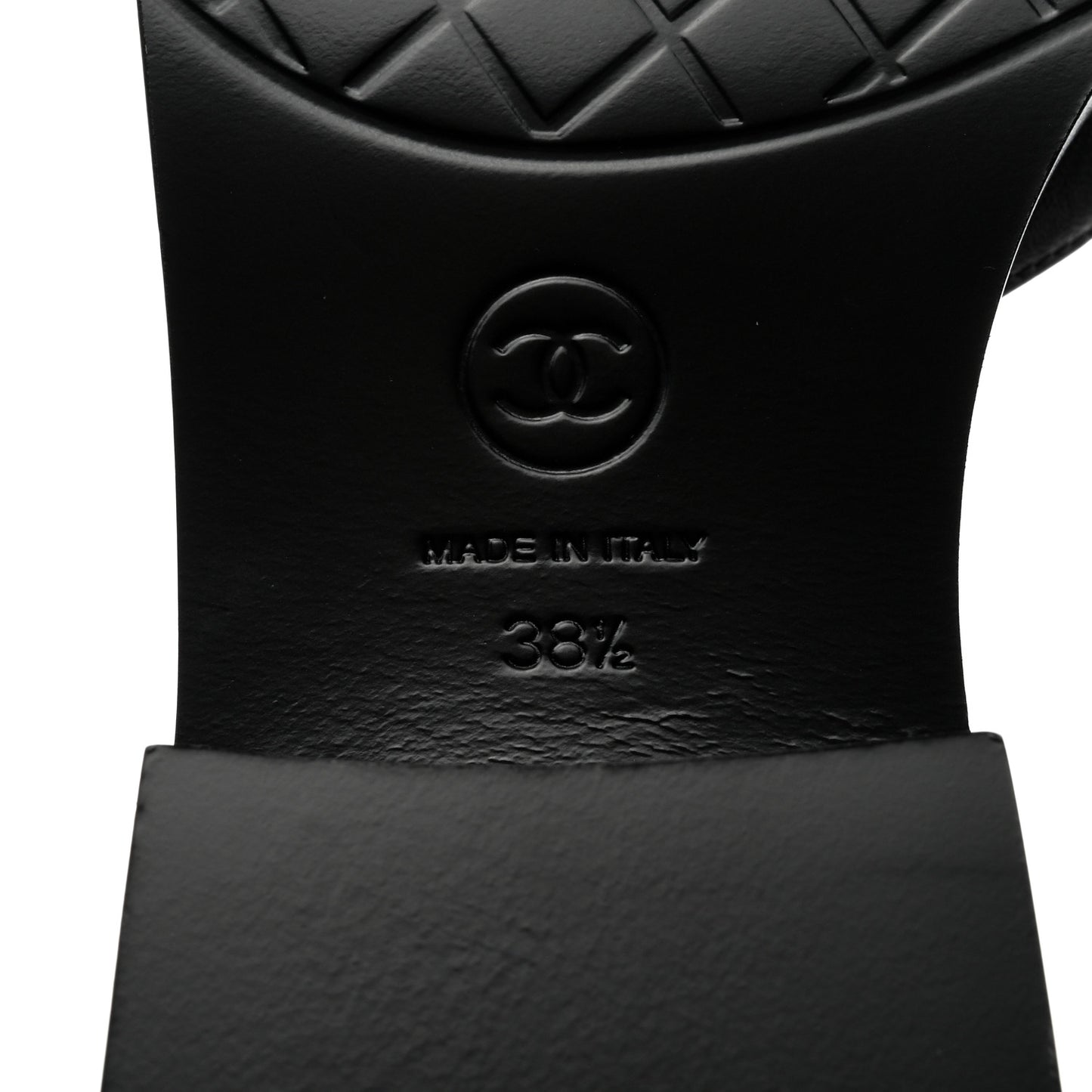 Shiny Goatskin Mary Jane Flats 38.5 Black