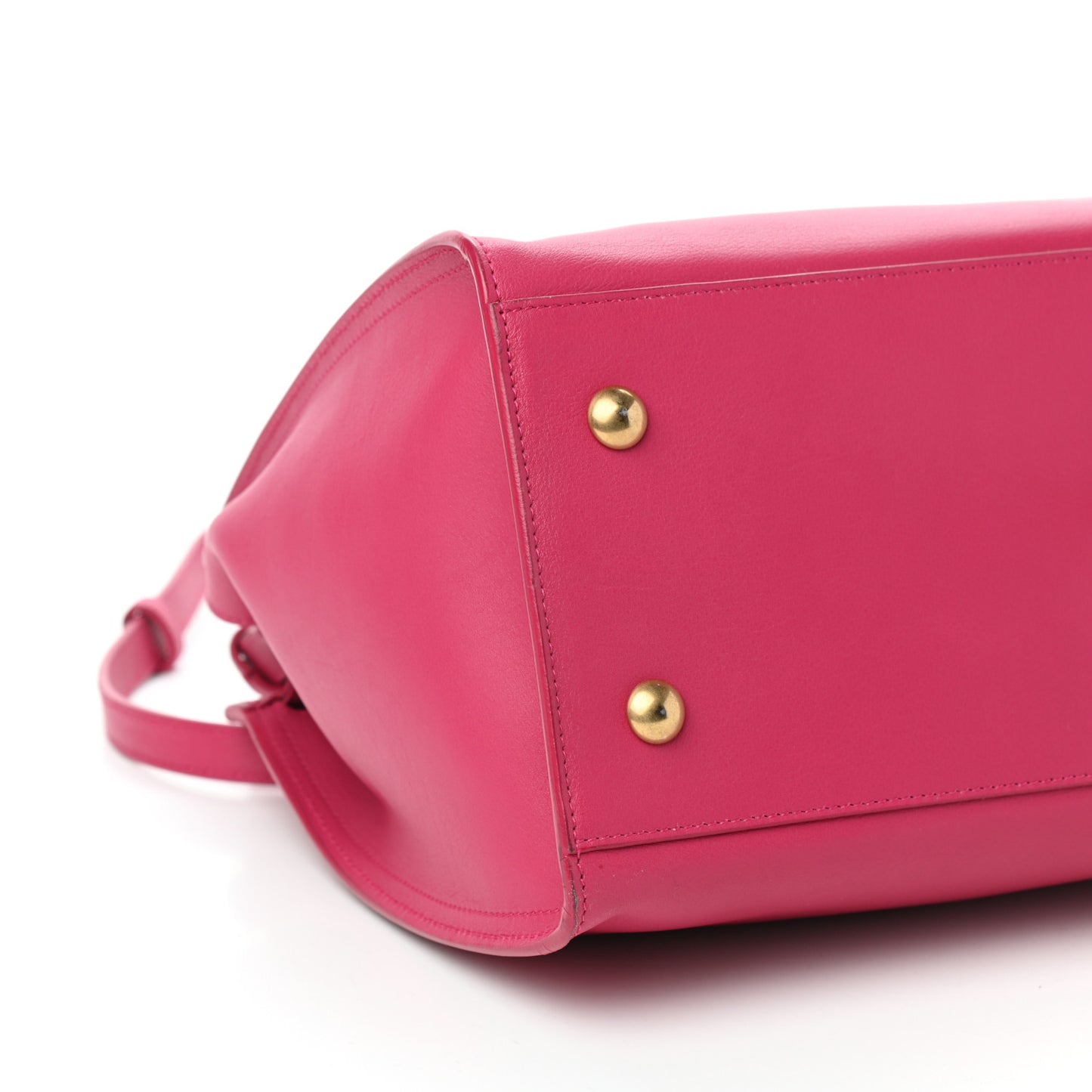 Calfskin Small Classic Y Cabas Fuchsia