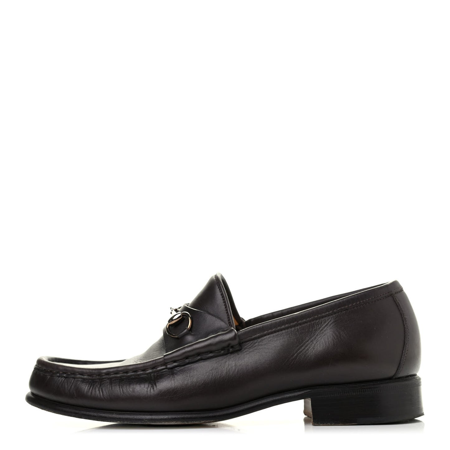 Calfskin Horsebit Loafers 38 Dark Brown