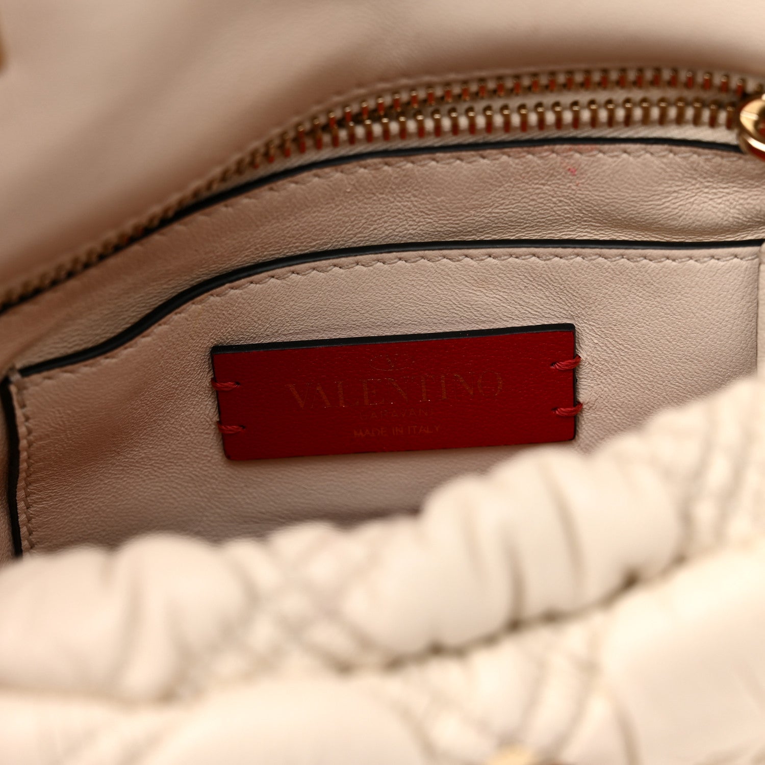 Valentino Garavani Nappa Small Spikeme Shoulder Bag Light Ivory 7 of 11