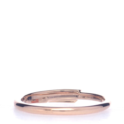 Hermes 18K Rose Gold Diamond Chaine d'Ancre Punk Ring 52 6 3 of 5