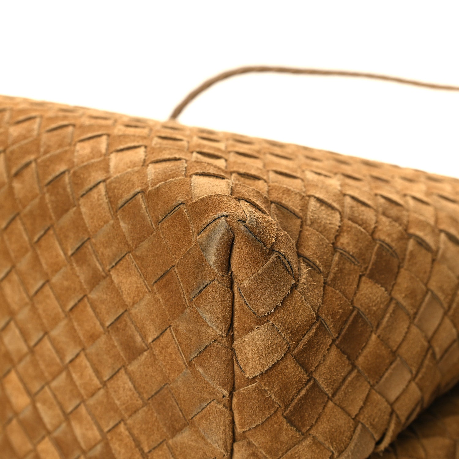 Bottega Veneta Suede Intrecciato Large Andiamo Shoulder Bag Acorn 11 of 11
