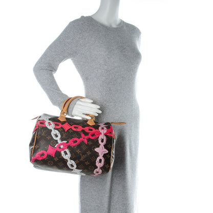 Louis Vuitton Monogram Bay Speedy 30 Rose Ballerine Poppy 2 of 7