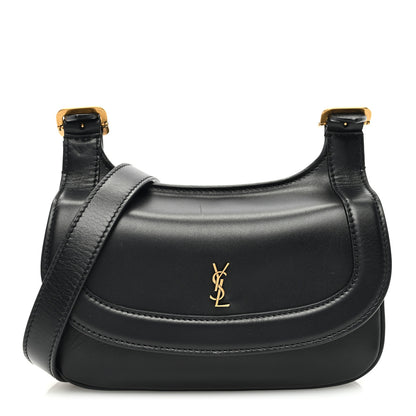 Saint Laurent Smooth Calfskin Small Charlie Shoulder Bag Black 1 of 9