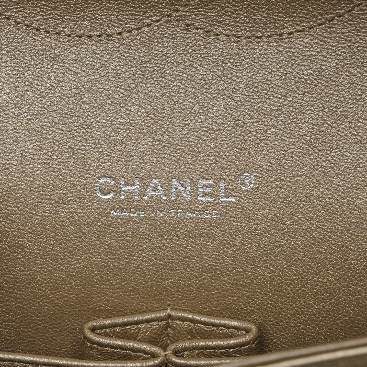 Chanel Metallic Lambskin Quilted Maxi Double Flap Gold 6 of 7
